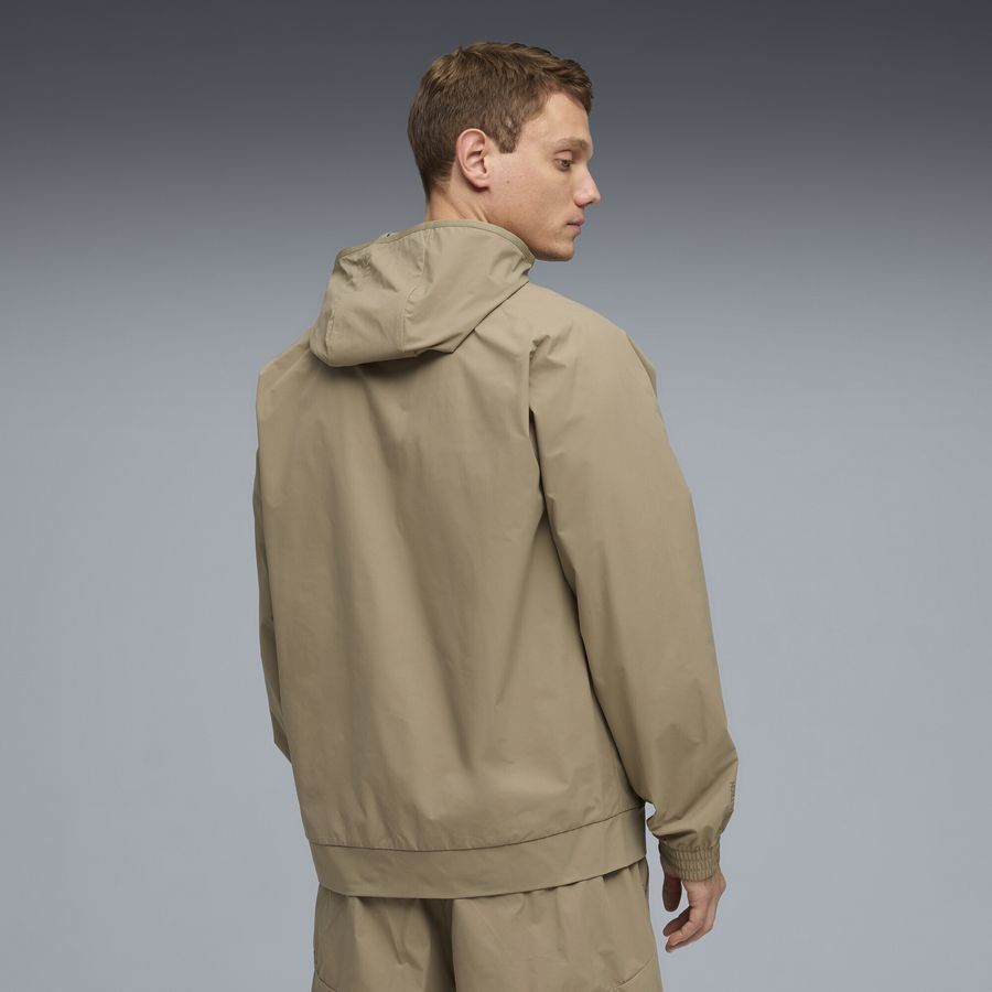 Marseille Track Jacket Pumatech Woven - Brown - Men's-SoccerKits Hub | Buy Soccer Jerseys Online